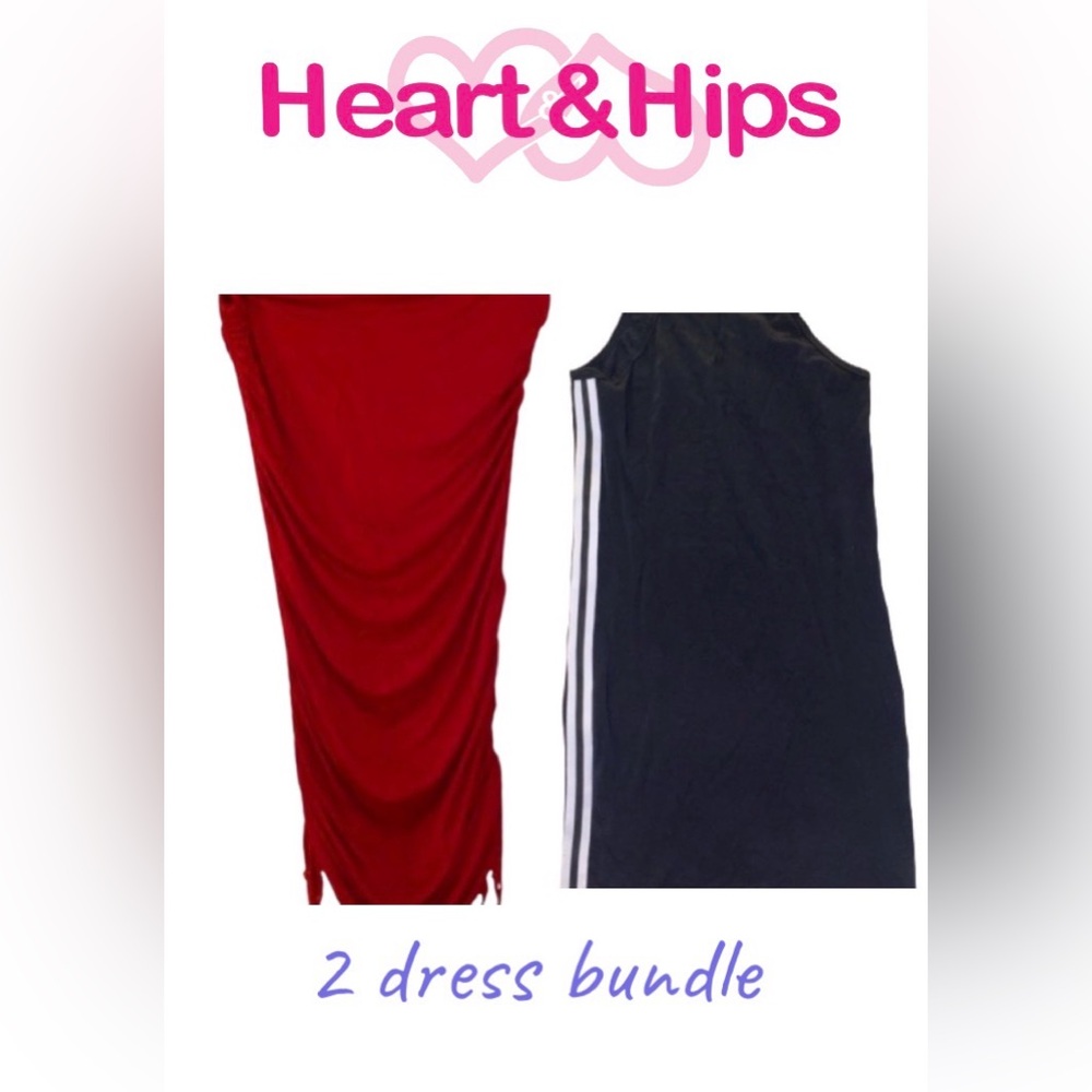 💙 Heart & Hips Dress Bundle of 2 Size L